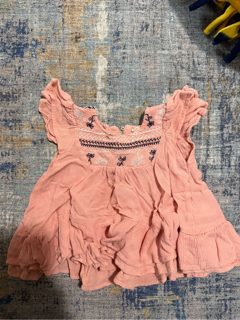 Gymboree Pink Embroidered Infant Top